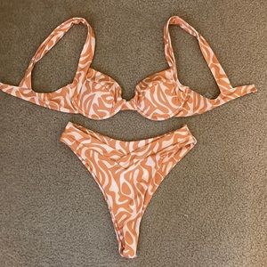 Aurelle Orange Bikini